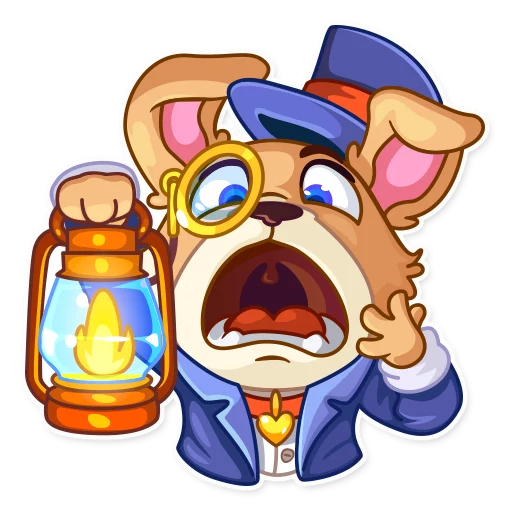 😱 Стикер «Mr. Pup» для Telegram