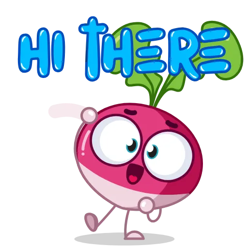 👋 Стикер «Radical Radish» для Telegram