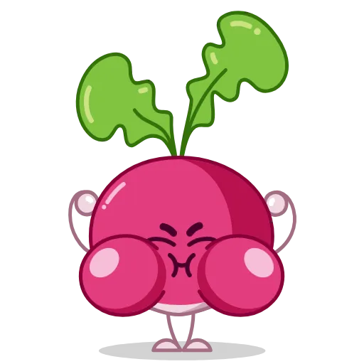 🌈 Стикер «Radical Radish» для Telegram