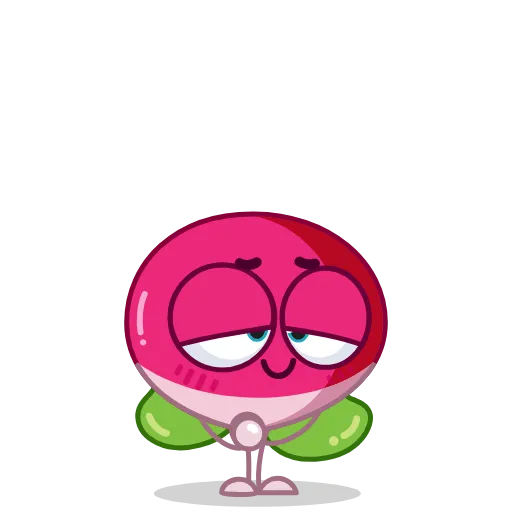 😊 Стикер «Radical Radish» для Telegram