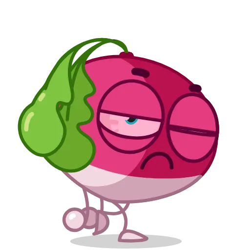 🥱 Стикер «Radical Radish» для Telegram