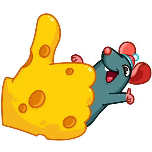 👍 Стикер «Mr Rat» для Telegram