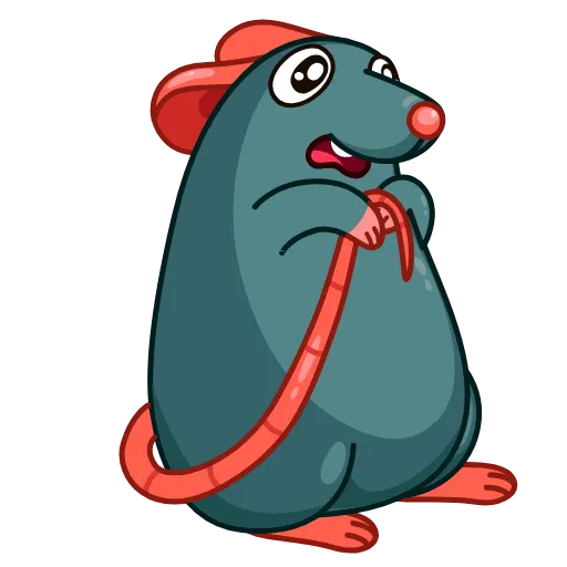 😨 Стикер «Mr Rat» для Telegram