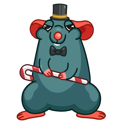 😐 Стикер «Mr Rat» для Telegram