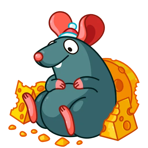 🤢 Стикер «Mr Rat» для Telegram