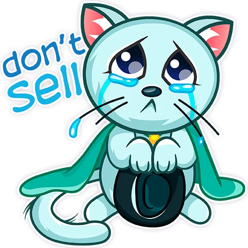 😢 Стикер «Mrrr. Cat - BlackHat Coin (BLKC)» для Telegram