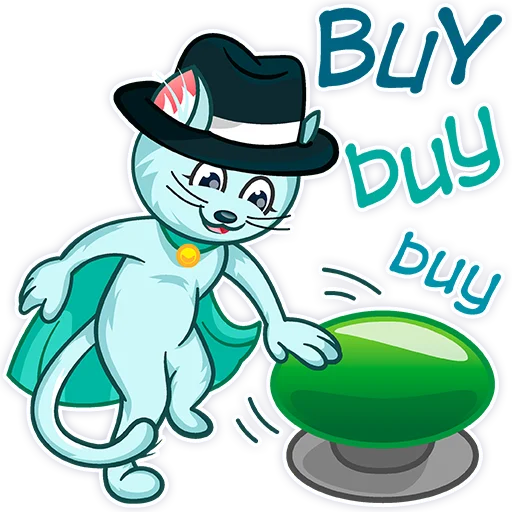 😁 Стикер «Mrrr. Cat - BlackHat Coin (BLKC)» для Telegram