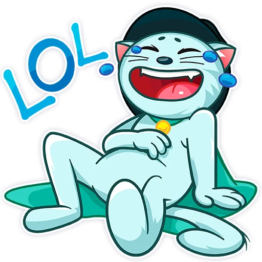 😂 Стикер «Mrrr. Cat - BlackHat Coin (BLKC)» для Telegram