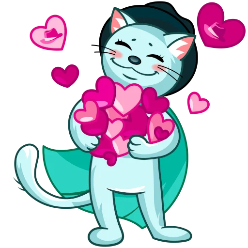 ❤️ Стикер «Mrrr. Cat - BlackHat Coin (BLKC)» для Telegram