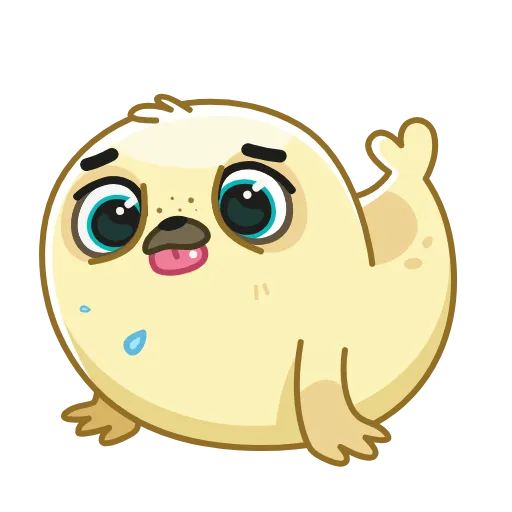 😝 Стикер «Polar Pup» для Telegram