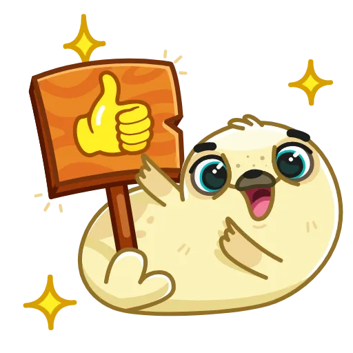 👍 Стикер «Polar Pup» для Telegram