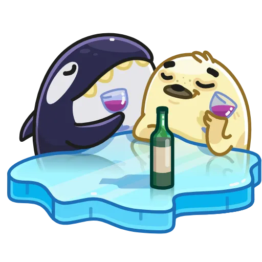 🥴 Стикер «Polar Pup» для Telegram