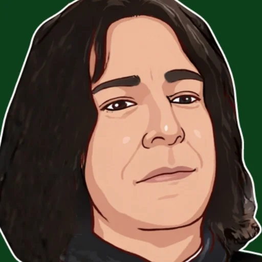 😏 Стикер «Северус Снегг» для Telegram