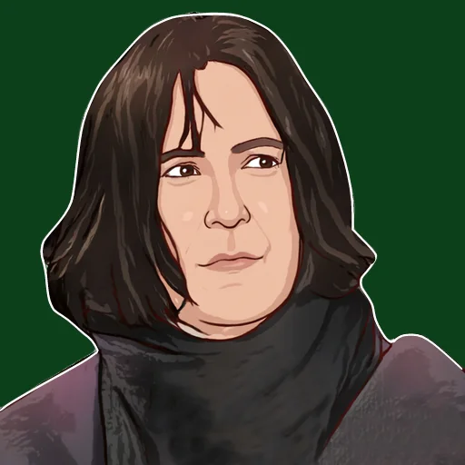 Стикерпак Северус Снегг для Telegram