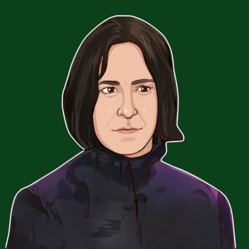 🙂 Стикер «Северус Снегг» для Telegram