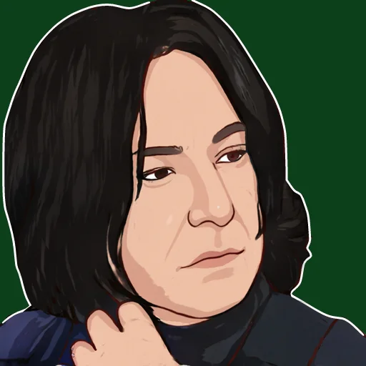 😑 Стикер «Северус Снегг» для Telegram