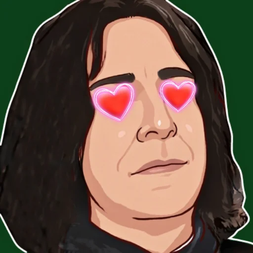 😍 Стикер «Северус Снегг» для Telegram
