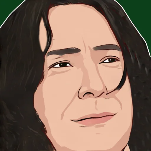 ☺️ Стикер «Северус Снегг» для Telegram