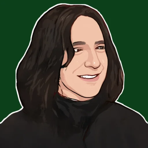 😂 Стикер «Северус Снегг» для Telegram