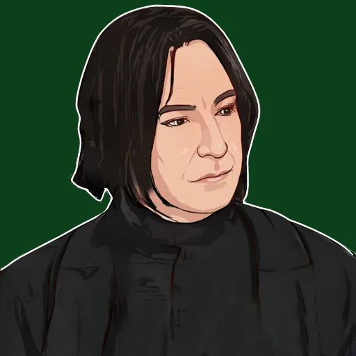 🤔 Стикер «Северус Снегг» для Telegram