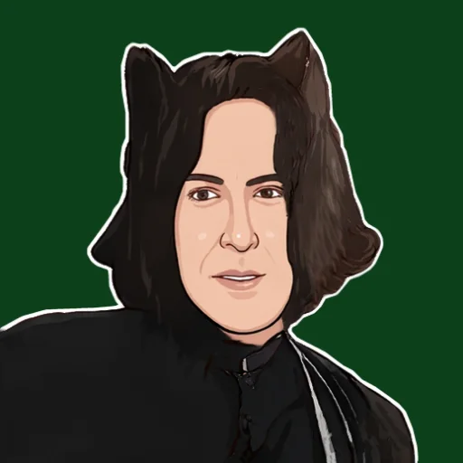 😺 Стикер «Северус Снегг» для Telegram