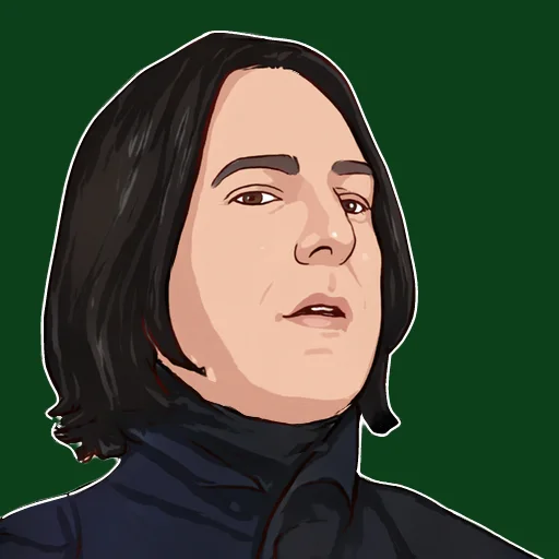 😐 Стикер «Северус Снегг» для Telegram