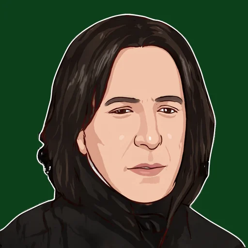 😄 Стикер «Северус Снегг» для Telegram