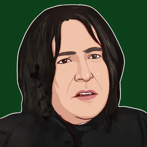 😒 Стикер «Северус Снегг» для Telegram