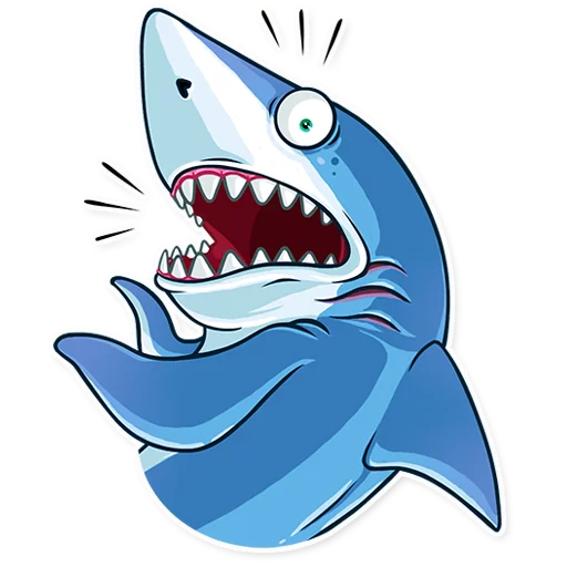 😨 Стикер «Its a Shark» для Telegram