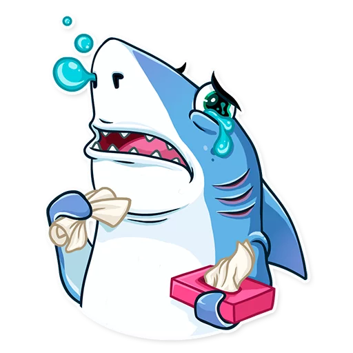 😭 Стикер «Its a Shark» для Telegram
