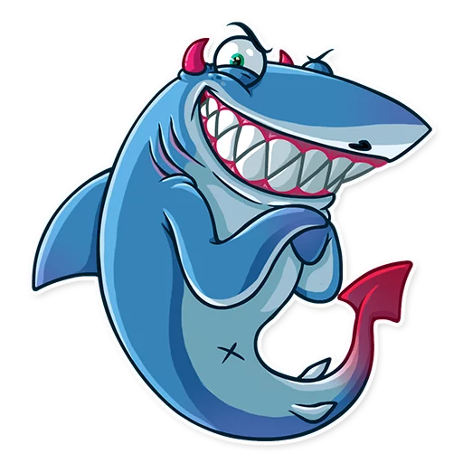 😈 Стикер «Its a Shark» для Telegram