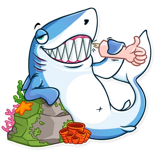 👍 Стикер «Its a Shark» для Telegram