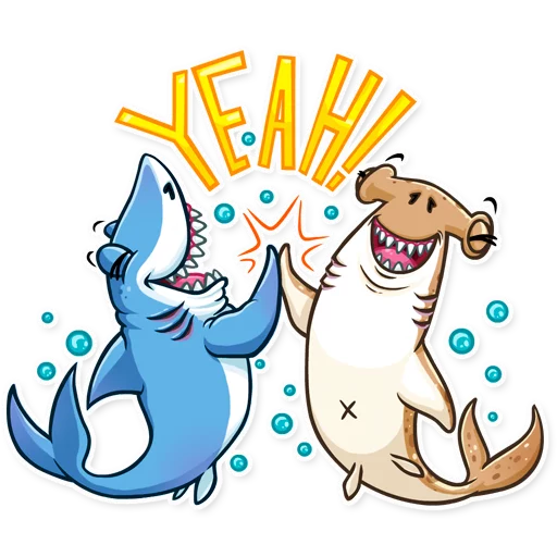 🙏 Стикер «Its a Shark» для Telegram