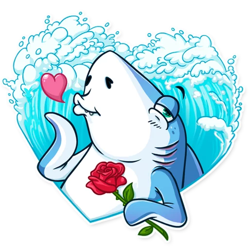 😘 Стикер «Its a Shark» для Telegram