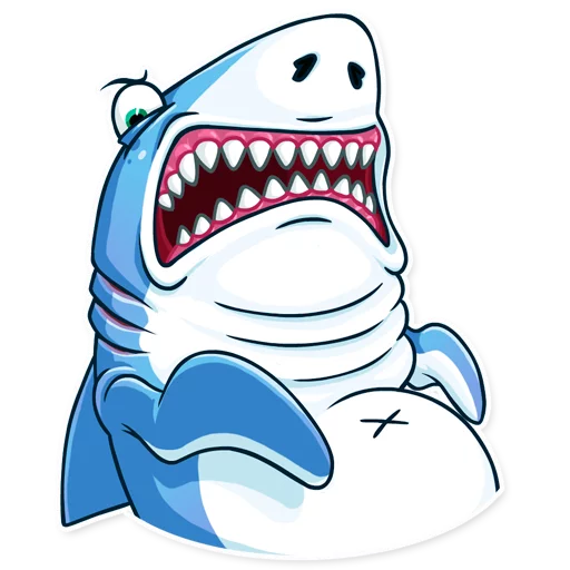 😖 Стикер «Its a Shark» для Telegram