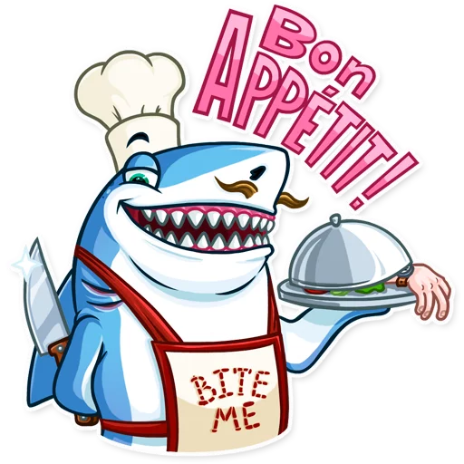 👨 Стикер «Its a Shark» для Telegram