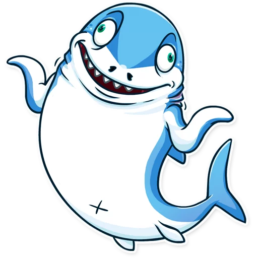 🤷 Стикер «Its a Shark» для Telegram