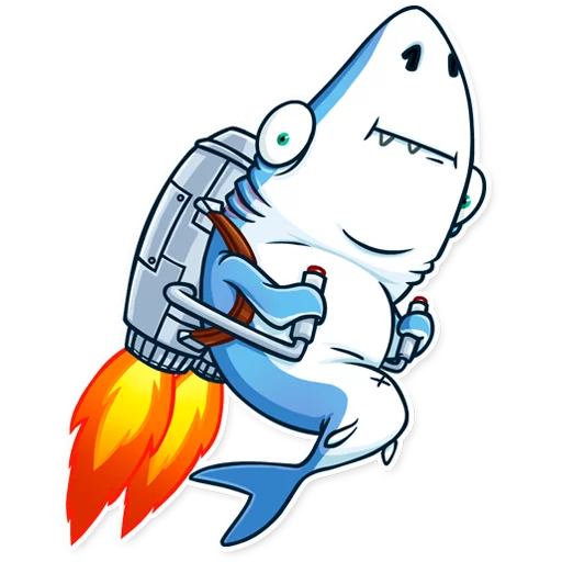 😳 Стикер «Its a Shark» для Telegram