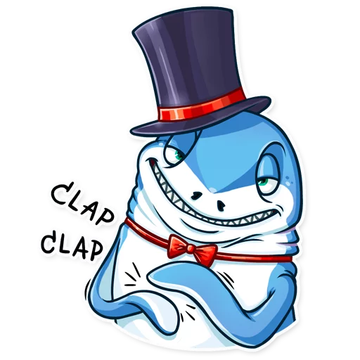 👏 Стикер «Its a Shark» для Telegram