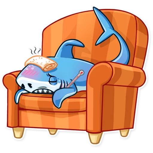 🤒 Стикер «Its a Shark» для Telegram