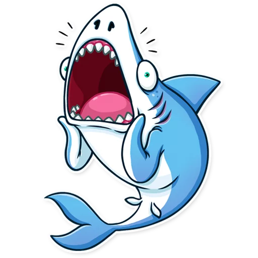 😱 Стикер «Its a Shark» для Telegram