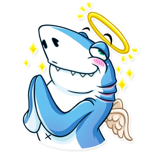 👼 Стикер «Its a Shark» для Telegram