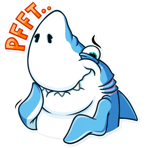 😆 Стикер «Its a Shark» для Telegram