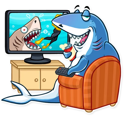 🍺 Стикер «Its a Shark» для Telegram