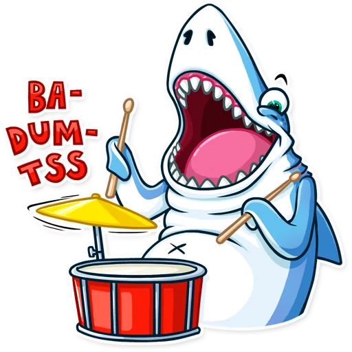 😃 Стикер «Its a Shark» для Telegram