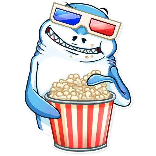 🍿 Стикер «Its a Shark» для Telegram