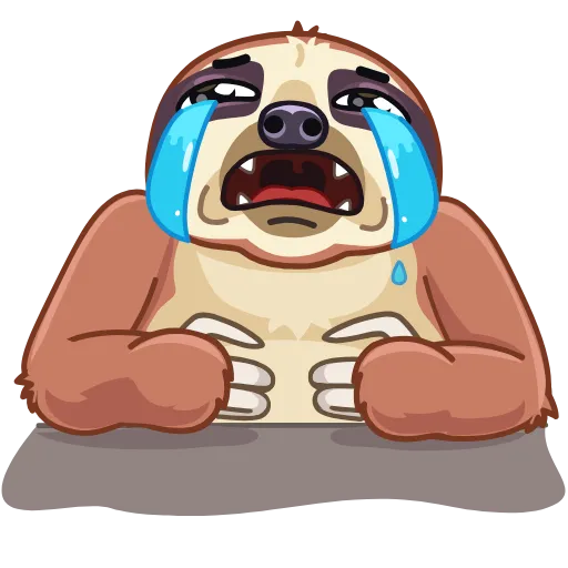 😭 Стикер «Sloth» для Telegram