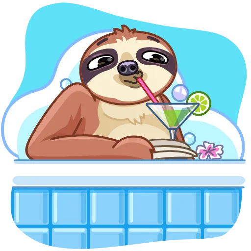 🍸 Стикер «Sloth» для Telegram