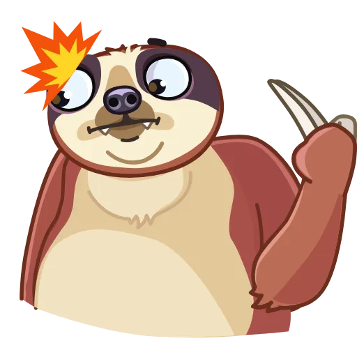 🤯 Стикер «Sloth» для Telegram