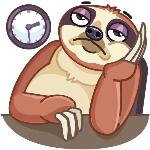 🙄 Стикер «Sloth» для Telegram